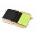 Inscription Memo Pad And Sticky Flags - Natural